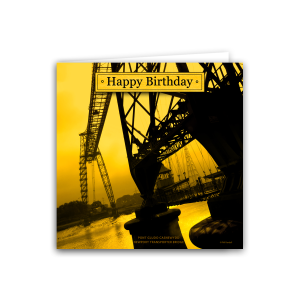Newport Transporter Bridge In Amber