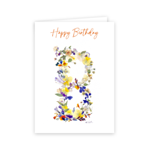 Floral Alphabet:  B