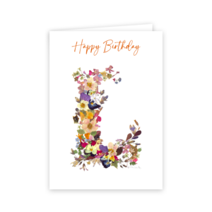 Floral Alphabet: L